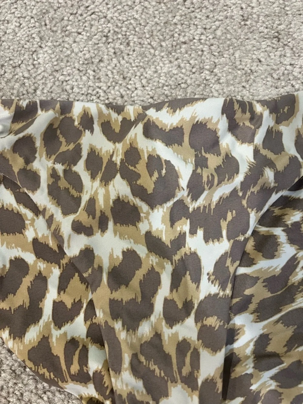 Aerie Leopard-Print Cheeky Swim Bottoms with Side Rings
